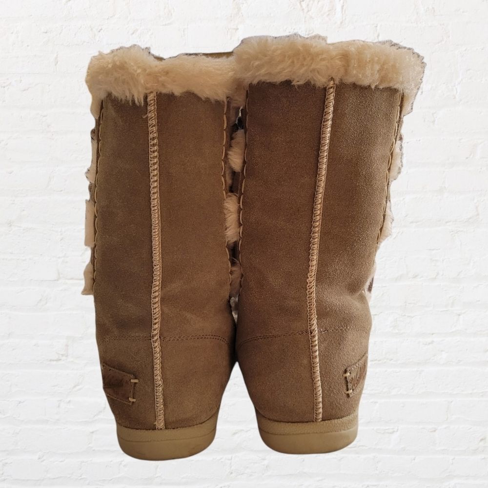 Woolrich Tan Snow Boots Sz 9 - Picture 3 of 6